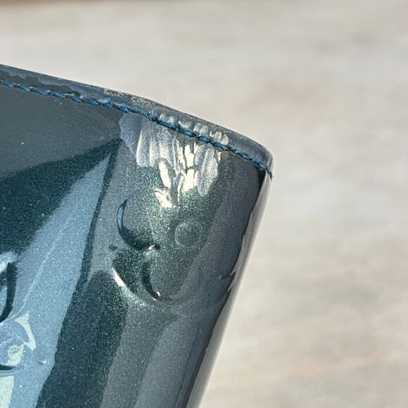 Louis Vuitton Vernis Leather Sarah Wallet Blue Nuit - Preowned - Picture 6 of 15